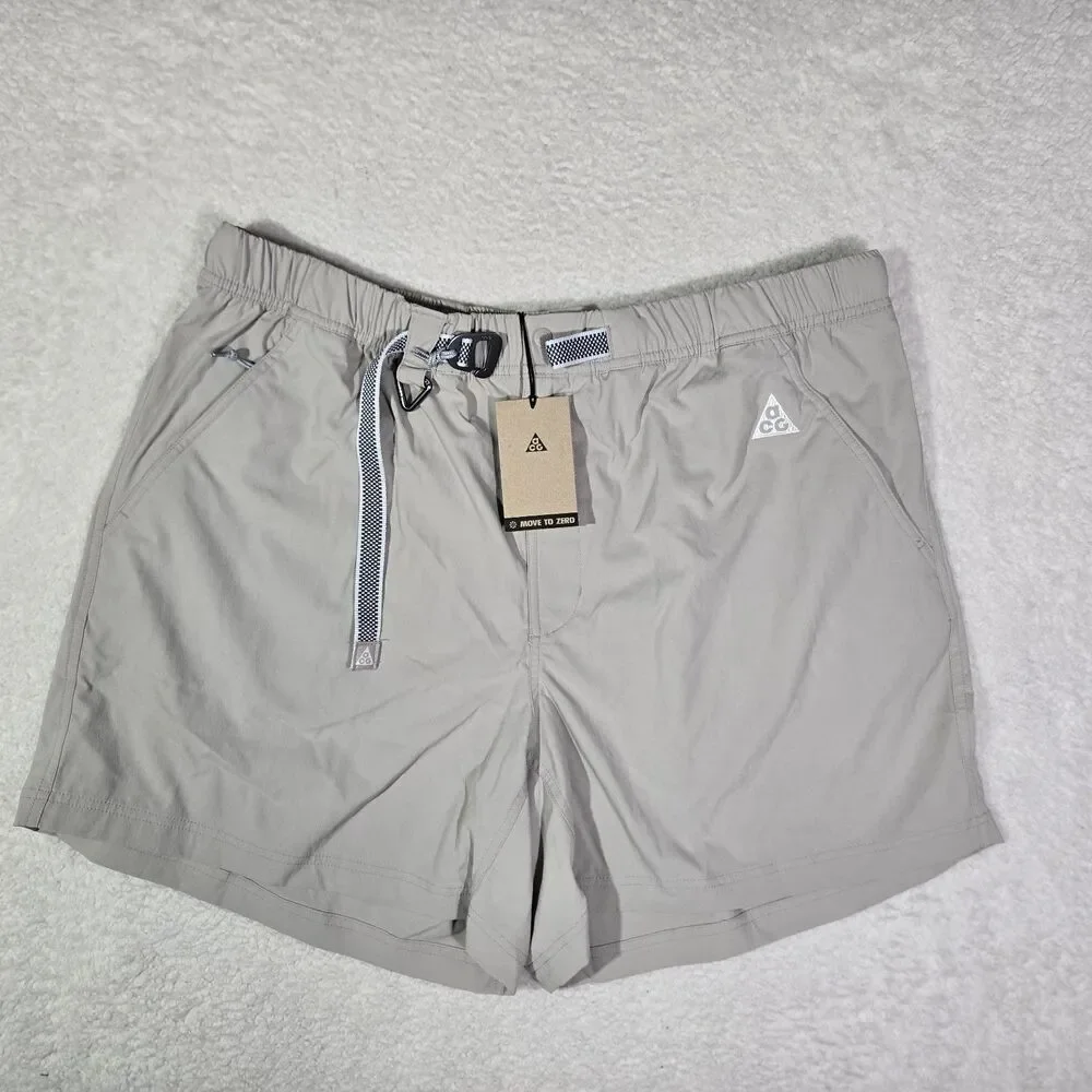 Nike ACG Hiking Shorts Mens 2XL NWT $100 FN2430-009 Gray Loose Fit Above Knee